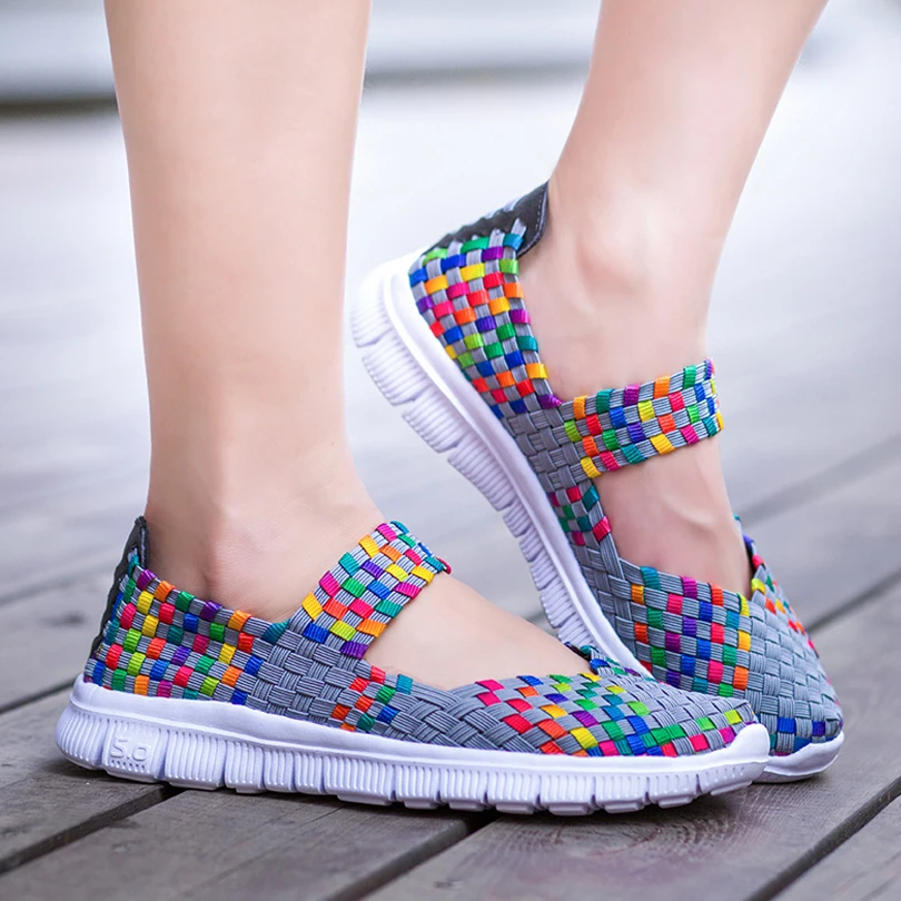 Летняя женская обувь на плоской подошве женские кроссовки Уличная для бега