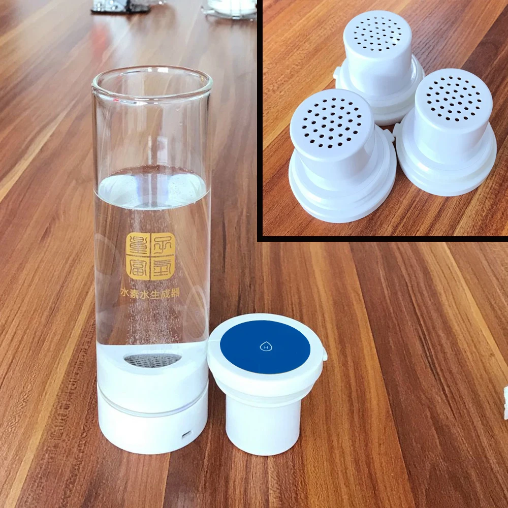 

Super Antioxidants Hydrogen Water Generator Glass Bottle Help Treat Chronic Diseases MRETOH 7.8Hz Rechargeable H2 Ionizer IHOOOH