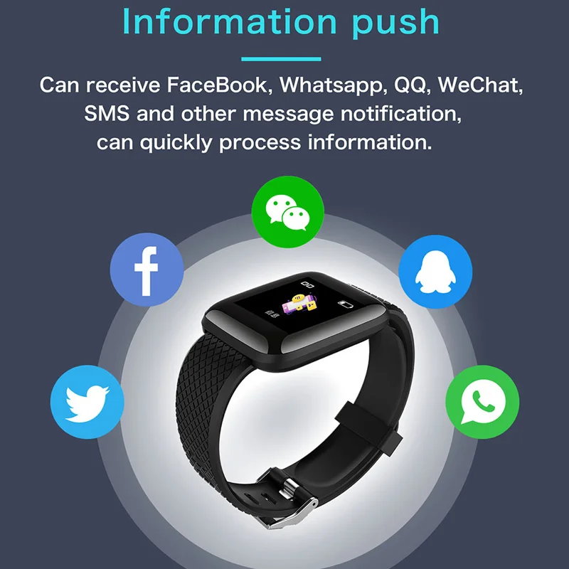 Смарт-часы для мужчин и женщин Smartband измерение артериального давления