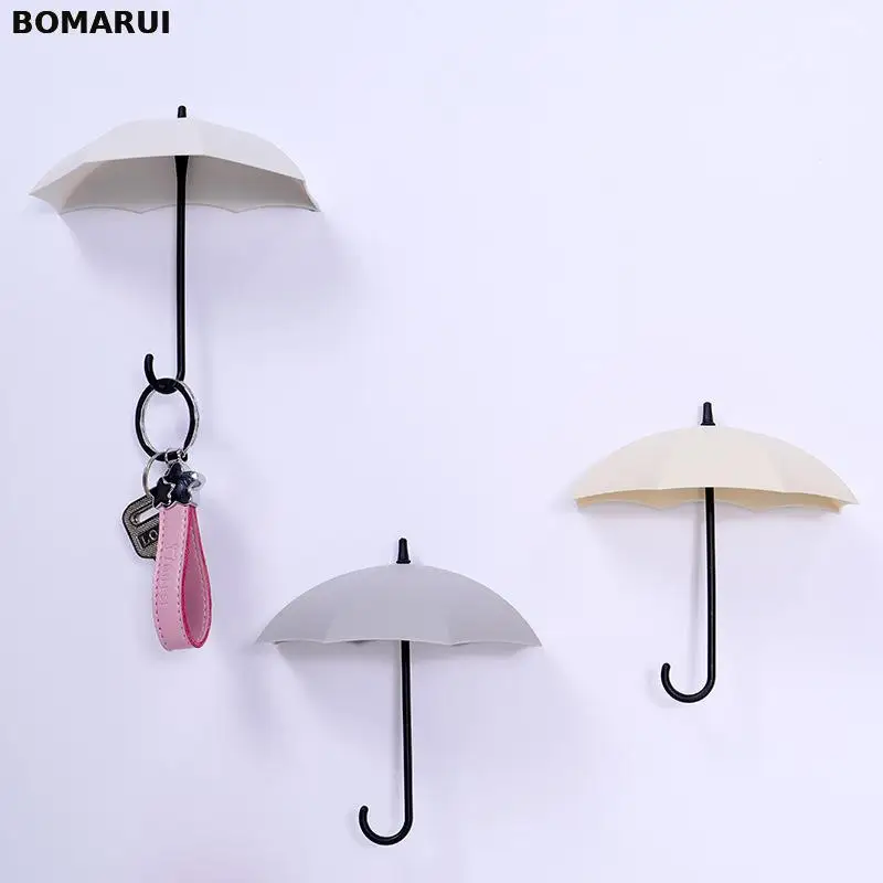 Креативный симпатичный крючок для зонта мощный без следов гвоздей ванной кухни