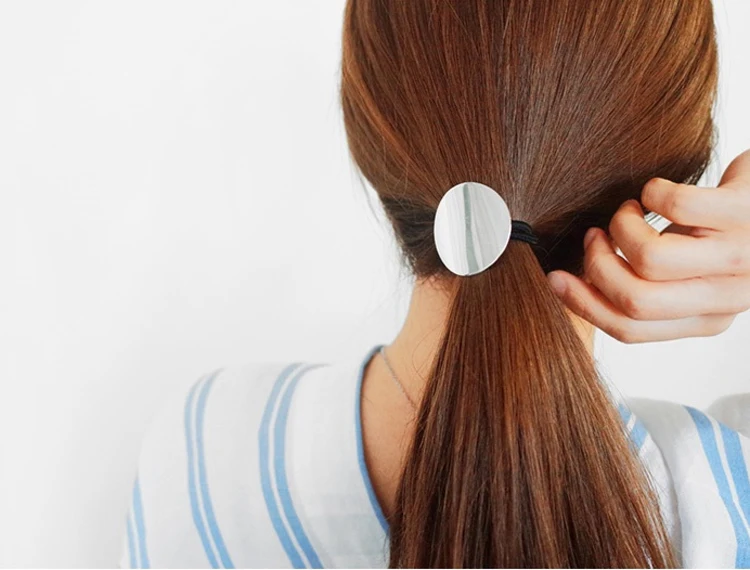 2017 модный простой уникальный круглый ободок для волос из сплава обертка конского