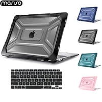 mosiso laptop case for 2020 macbook air 13 a2337 m1 a2179 pro 13 a2338 m1 a2289 a2251 hard shell with tpu bumperkeyboard cover