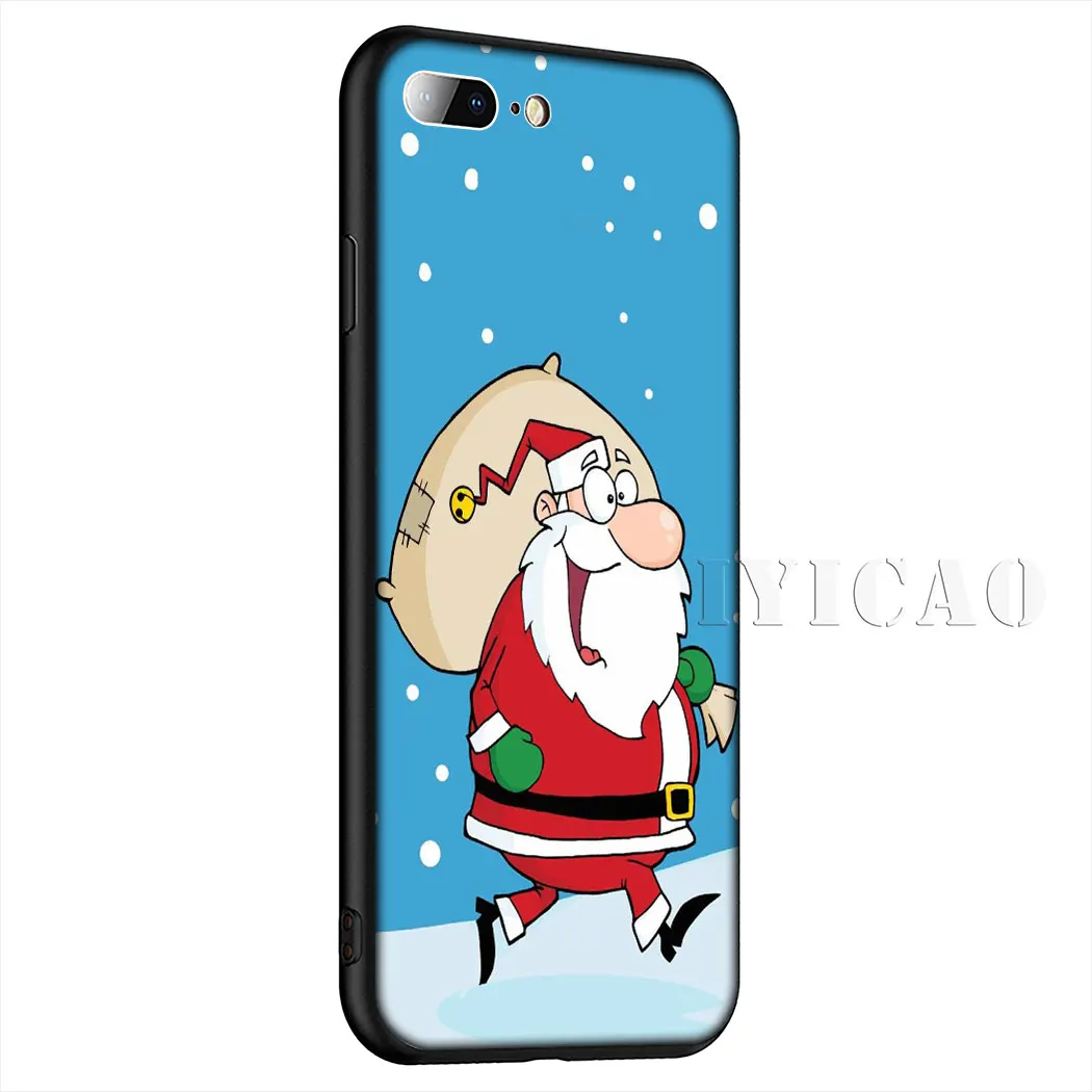 Merry Christmas Мягкий силиконовый чехол для iPhone 11 Pro Max XR X XS 6 6S 7 8 Plus 5 5S SE телефона |