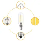 T25 холодильник светодиодный ламп накаливания E12 E14 лампа для холодильника лампы 220V COB потолочные люстры для люстра Ретро Винтаж лампы, с регулируемой яркостью