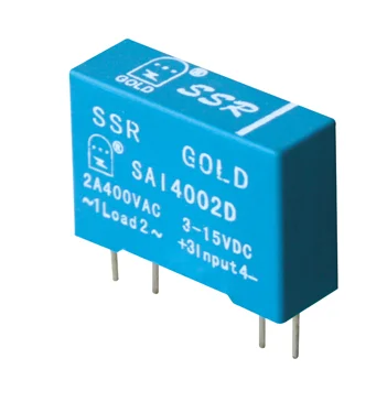 

SAI4002D 2A SSR PCSSSR 2A-16APCB SSR output 40-480V Freeshipping PCB small solid state relay single-in-line