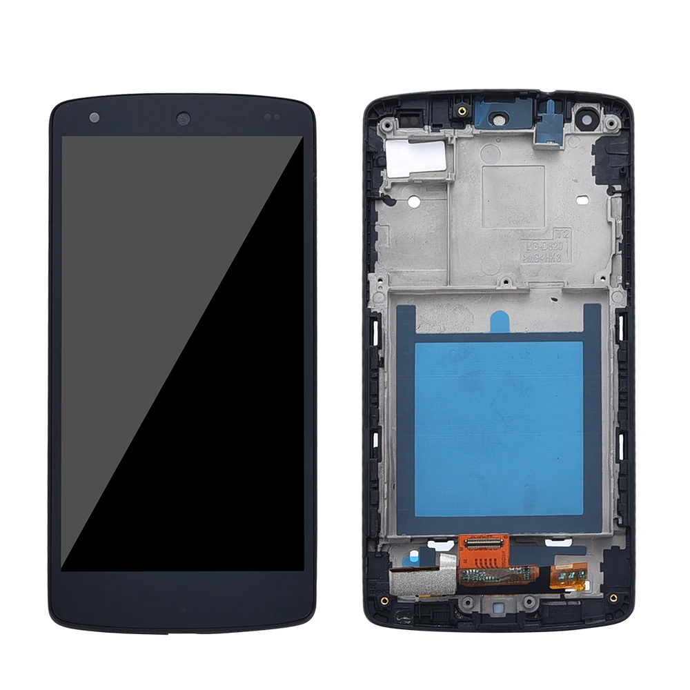 

AAA + качественный ЖК-дисплей для LG Google Nexus 5 D820 D821, ЖК-дисплей, сенсорный экран, дигитайзер, Замена для LG Nexus 5 + рамка