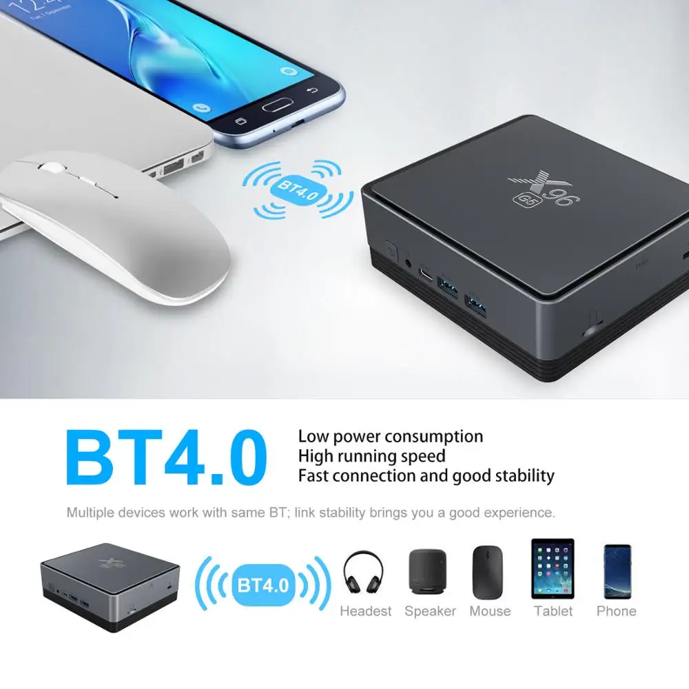 X96 G5 мини пк Windows Intel Φ 8 Гб 2 4 ГБ 1000G 5G WIFI BT4.0 M HD Set Top Box G5|Мини ПК| |