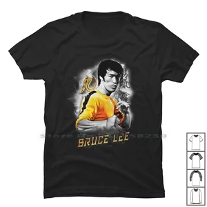Lee The Dragon T Shirt 100% Cotton Popular Fighter Dragon Trend Actor Tage Hot End Age Ra Me Go