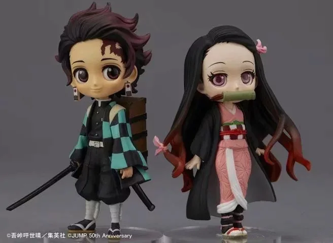

Demon Slayer Kimetsu no Yaiba figure Kamado Tanjirou Kamado Nezuko doll Anime Toy Collection Model Toy Action figure for gift