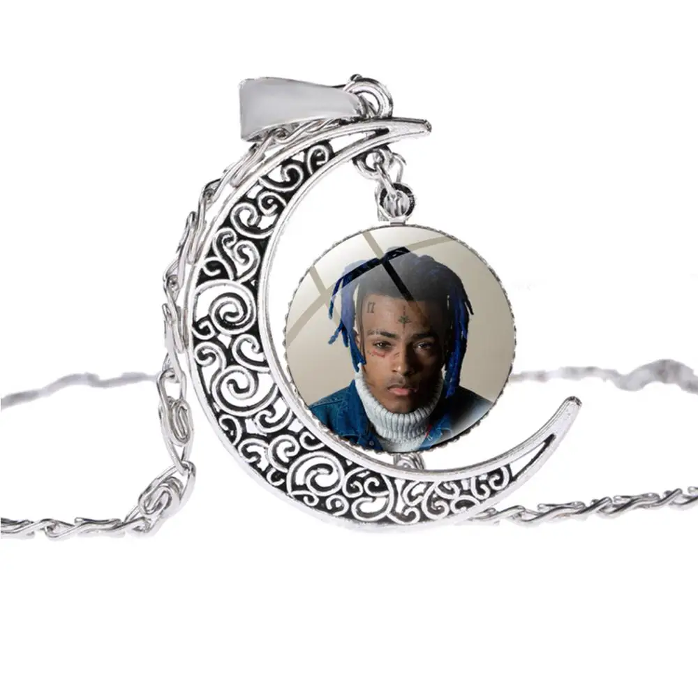 SONGDA USA Rip Rapper XXXtentacion сувенирное ожерелье серебристого цвета длинная цепочка в
