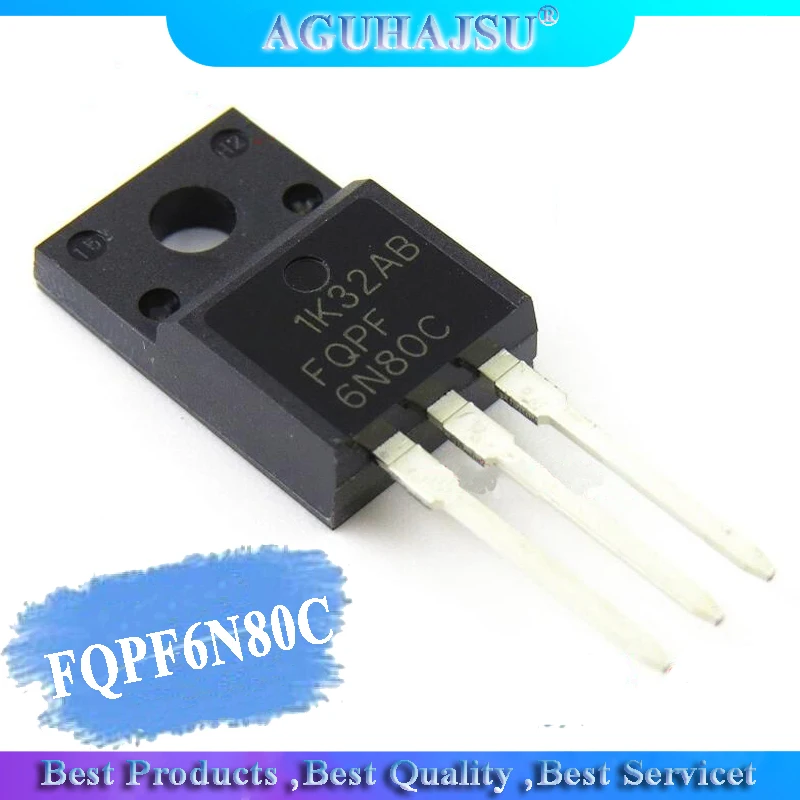 10 шт. FQPF6N80C TO 220 6N80C 6N80 TO220 FQPF6N80 220F Новый MOS FET транзистор|ic|c c |