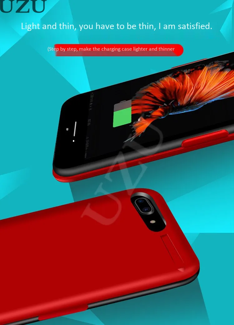 5200mah зарядное устройство чехол для iphone 6 6s 7 8 внешняя портативная беспроводная зарядка для iphone 6 6s 7 8