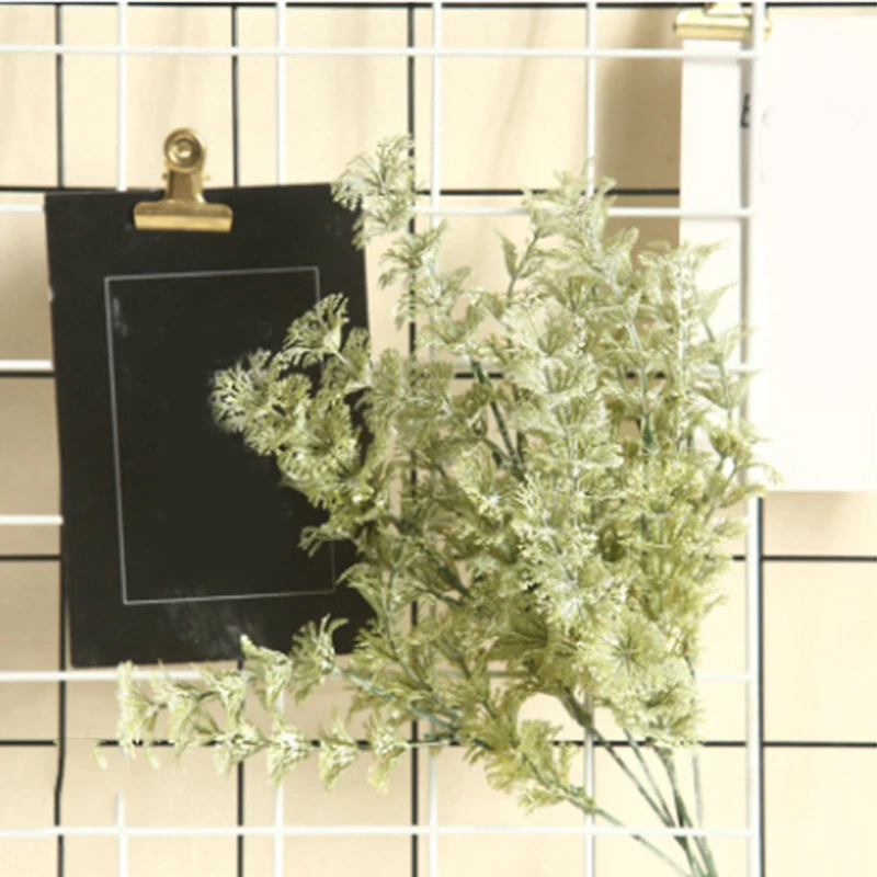 Искусственные цветы Шелковые ягнята уха лист спрей зелень домашний декор