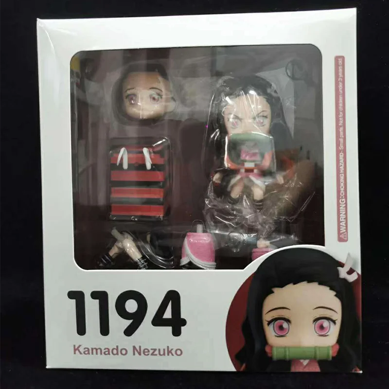 

Kimetsu no Yaiba Nezuko Action Figure 1194 Model Toy Anime Demon Slayer Nezuko Figurine Cute Toys 100mm