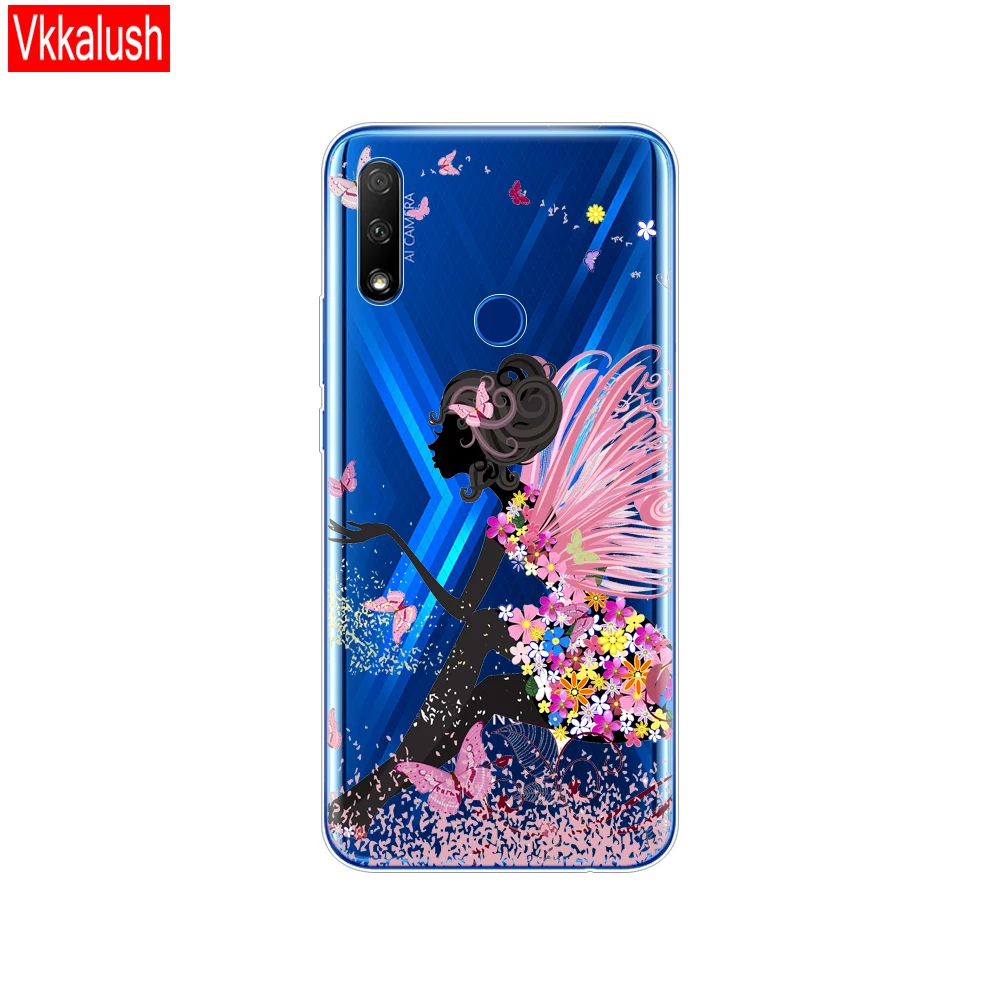 80372 Для Honor 9X Global чехол Honor 9X Premium чехол Силиконовый ТПУ мягкий чехол для телефона для huawei Honor 9X Premium STK-LX1 бампер - Цвет: 80372