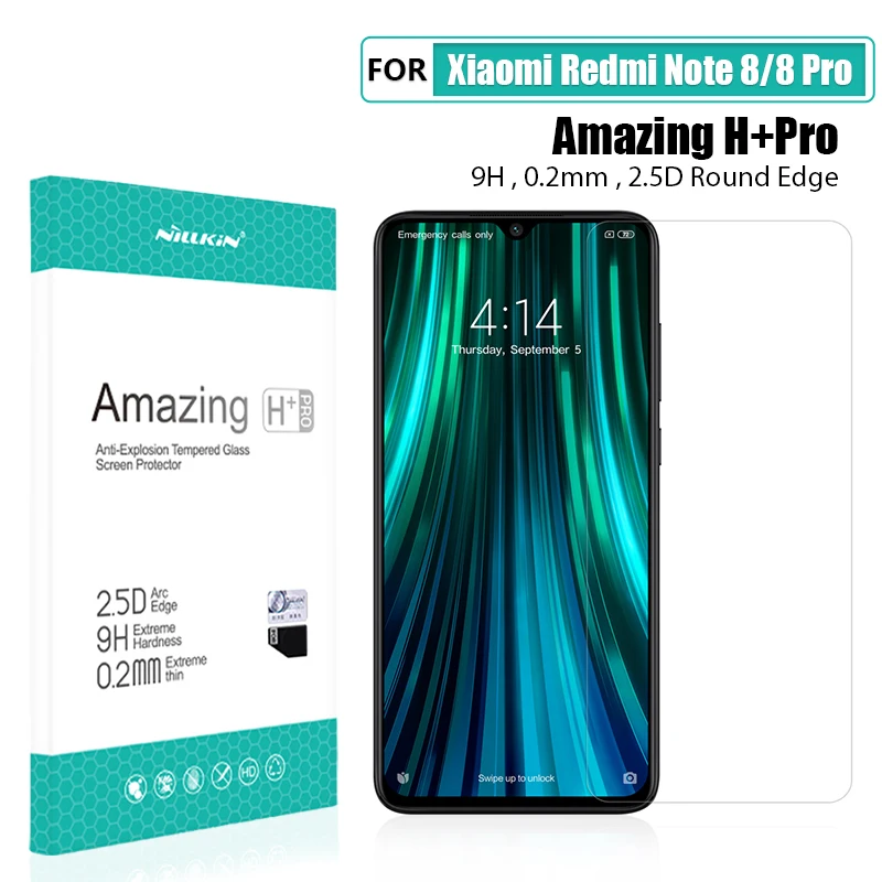 H Plus Pro 2.5D Для xiaomi redmi note 8 pro Защитное стекло NILLKIN Amazing H/H+ PRO/XD+ 9H redmi note 8 Закаленное стекло протектор 6,3/6,53 - Цвет: H Plus Pro 2.5D