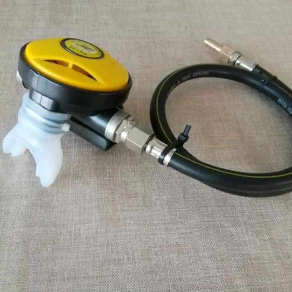 

Scuba Diving Snorkel Tube Snorkeling Equipment Pressure Reducer Diving Regulator Underwater Secondary Scuba Breathing