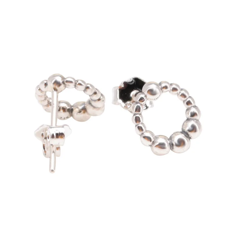 

100% 925 Sterling Silver Pan Earring Wishful Chain Transfer Pan Earrings For Women Wedding Gift Fashion Jewelry