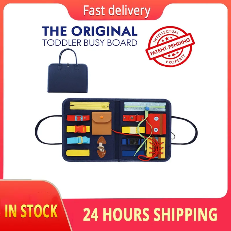 Высококачественная игрушка Монтессори необходимая развивающая сенсорная доска