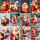 Набор для рисования по номерам RUOPOTY, детский Рождественский подарок, Раскраска по номерам сделай сам для взрослых, портрет, украшение для дома