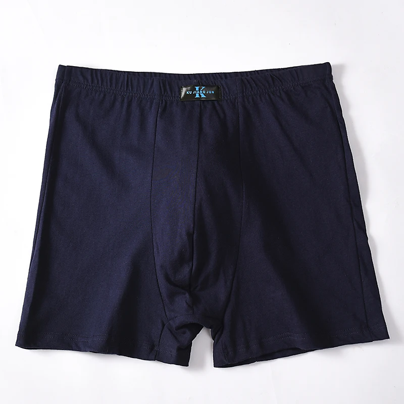 4-pcs  2021 New Men's Boxer Pantie Lot Underpant Loose Large Short Cotton Plus man boxers bamboo cotton  Underwear Boxer Male