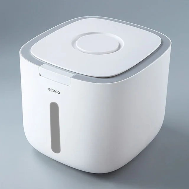 

10KG Kitchen Nano Bucket Insect-Proof Moisture-Proof Sealed Rice Cylinder Grain Dog Food Household Storage Rice Box