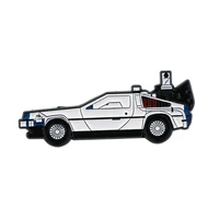 l2507 back to the future car badges cute manga enamel pin brooch for clothes lapel pins jewelry gifts backpack accessories