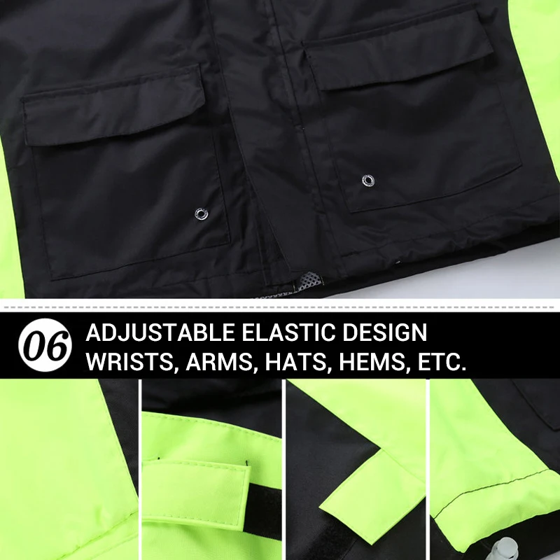 SINOLL мотоциклетный дождевик + дождевые штаны дождевой костюм Водонепроницаемая