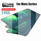 2 шт. закаленное стекло для Moto G8 G7 Plus One Zoom E6 E5 Plus Macro P30 Z3 Z2 Play, Защитное стекло для экрана Motorola G8