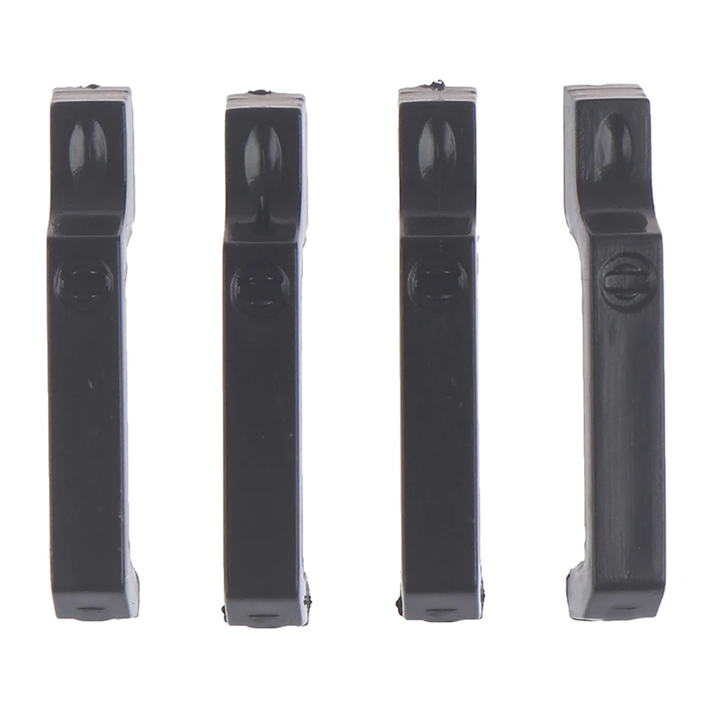 4 шт. черная дверная ручка для 1/10 RC гусеничного|Детали и аксессуары| |