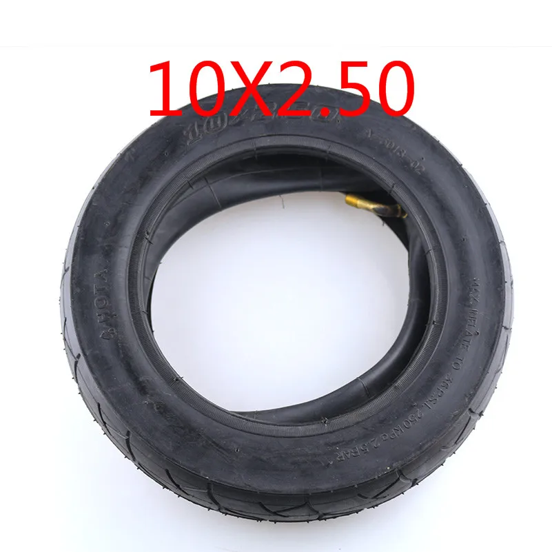 Шины 10x2 50 дюйма черные 10X2.50 для электрических скутеров шины велосипедов 10