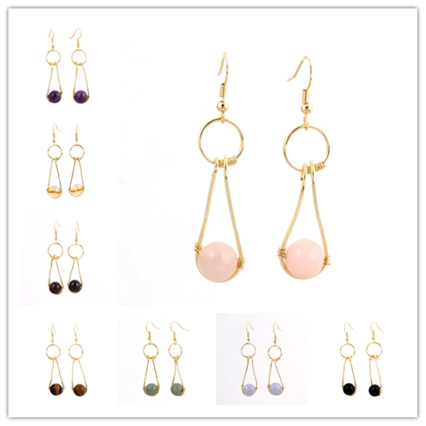 Трендовые бусины светильник желтый круг цвет золотой звено цепи фиолетовый