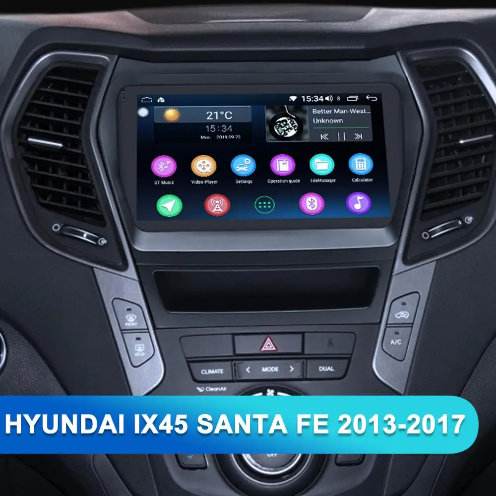 Android 8 1 2 ГБ/4 ГБ gps автомобильный стерео головное устройство с DSP/ips/SPDIF для hyundai IX45