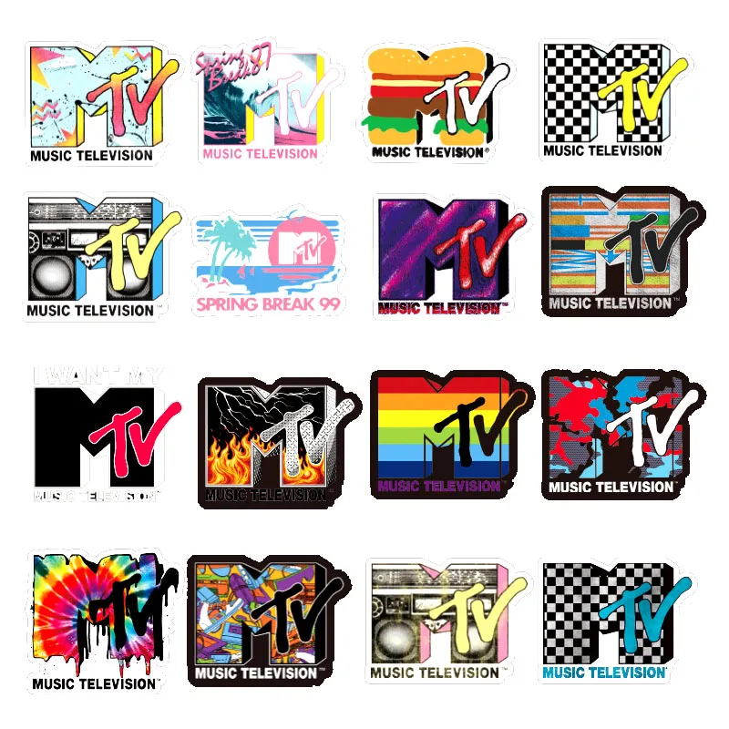 50 шт MTV стикер s для ноутбука багаж холодильник ноутбук скейтборд Смешные