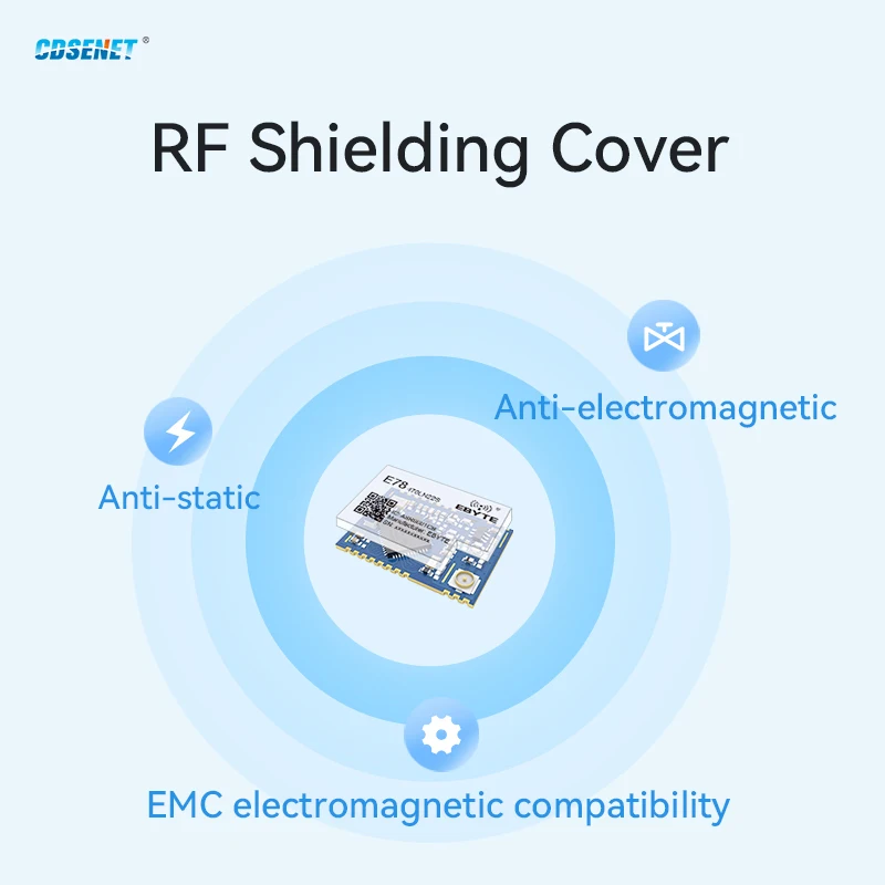 E78-470LN22S(6601) LoRaWAN ASR6601 CDSENET DIY LoRa SoC RF модуль 22 дБм 470 МГц IPEX/Stamp отверстие беспроводной