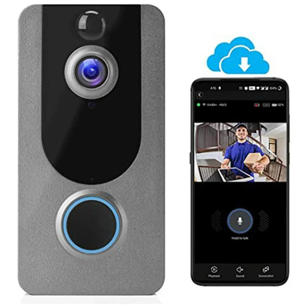 Беспроводной дверной звонок с камерой 720P Wi-Fi | Обустройство дома