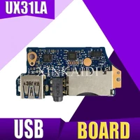 for asus ux31l ux31la ux31 ux31e ux21 ux21e ux21a ux31e_fpc usb audio card reader board board