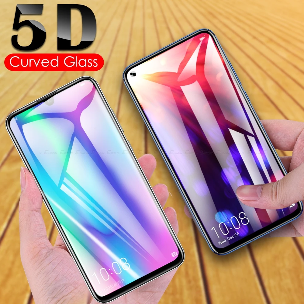 5D изогнутое полное покрытие закаленное стекло Защитная пленка для экрана Huawei Nova 7