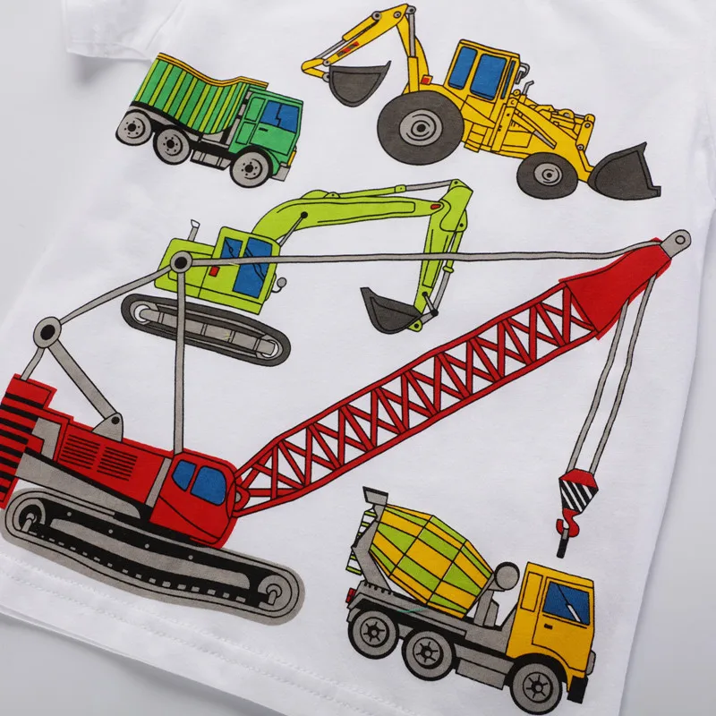 

Children's clothing new spring and summer boys short sleeve T-shirt round neck cartoon pattern cotton fashion sports T-shirt