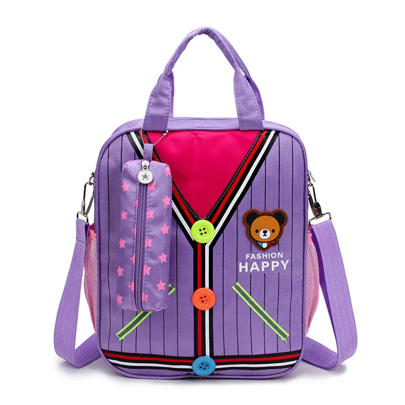 Детские сумки через плечо Мультяшные школьные ранцы для мальчиков и девочек