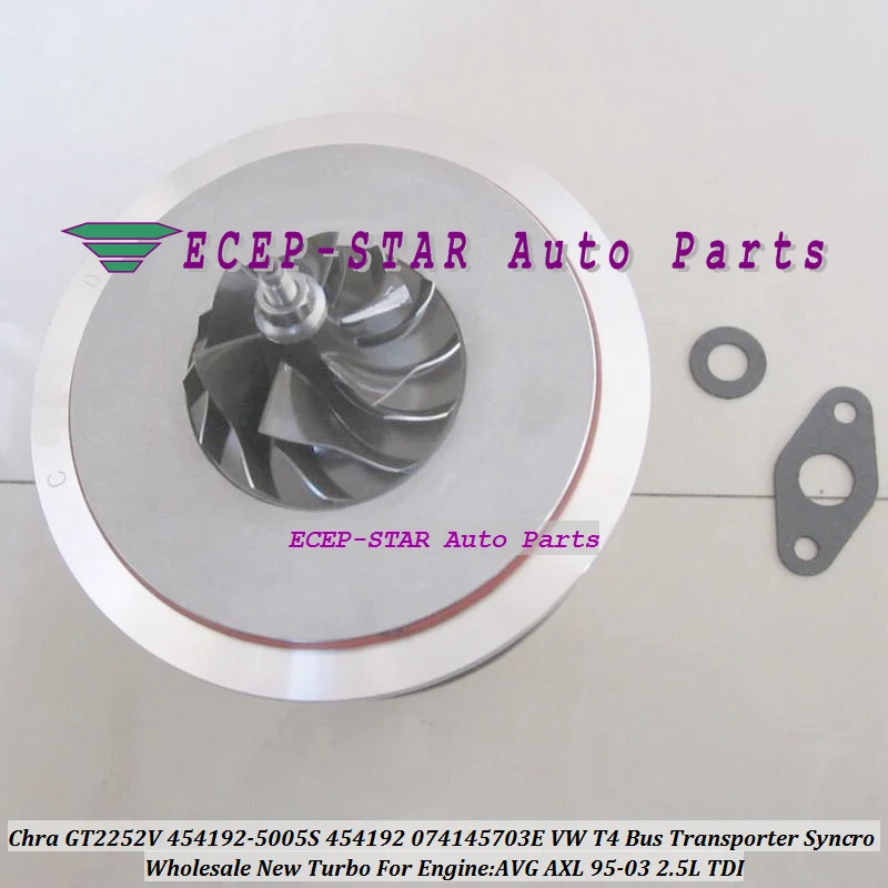 Турбокартридж CHRA GT2252V 454192 5006S 0005 0002 074145703GX V для VW T4 Transporter Syncro AVG AXL 2.5L|cartridge cap|cartridge