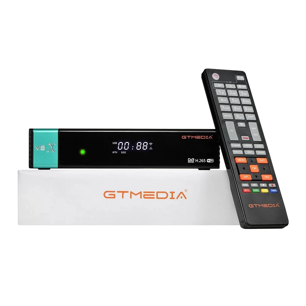 

Горячая Распродажа, спутниковый ТВ-приемник Gtmedia V8X, аналогичный Gtmedia V8 NOVA V9 Prime V8 Honor, встроенный Wi-Fi H.265 1080P, без приложения