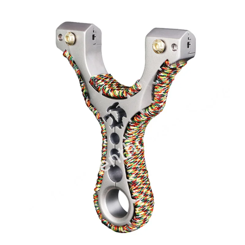 

Powerful Stainless Steel Slingshot Hunting Slingshot and Rubber Band Bow Outdoor Shooting Game Hunting Catapult