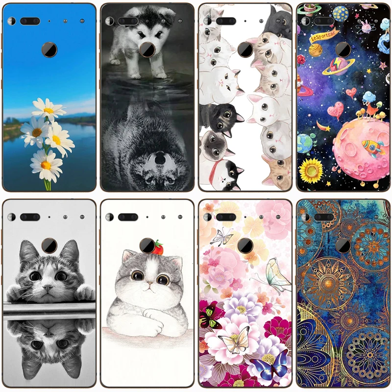 Мягкая накладка на заднюю панель из силиконовые чехлы для телефона эфирного PH-1