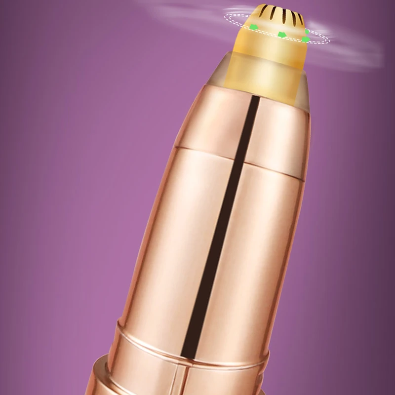 1 шт. электрический триммер для бровей безболезненный эпилятор мини бритва