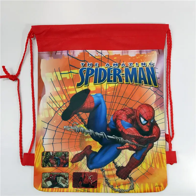 Сумка на шнурке с рисунком из мультфильма дизайн футбола мешок для хранения