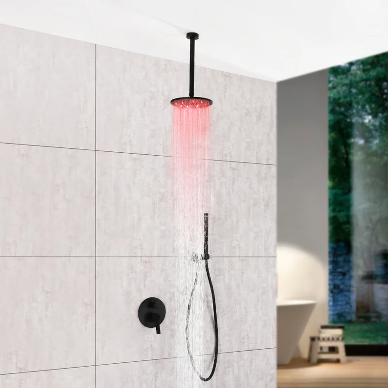 Печать известного бренда полностью медный душ в два функциональных 30 см кран