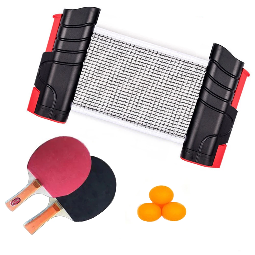 Креативная портативная выдвижная стойка для настольного тенниса любого стола 1