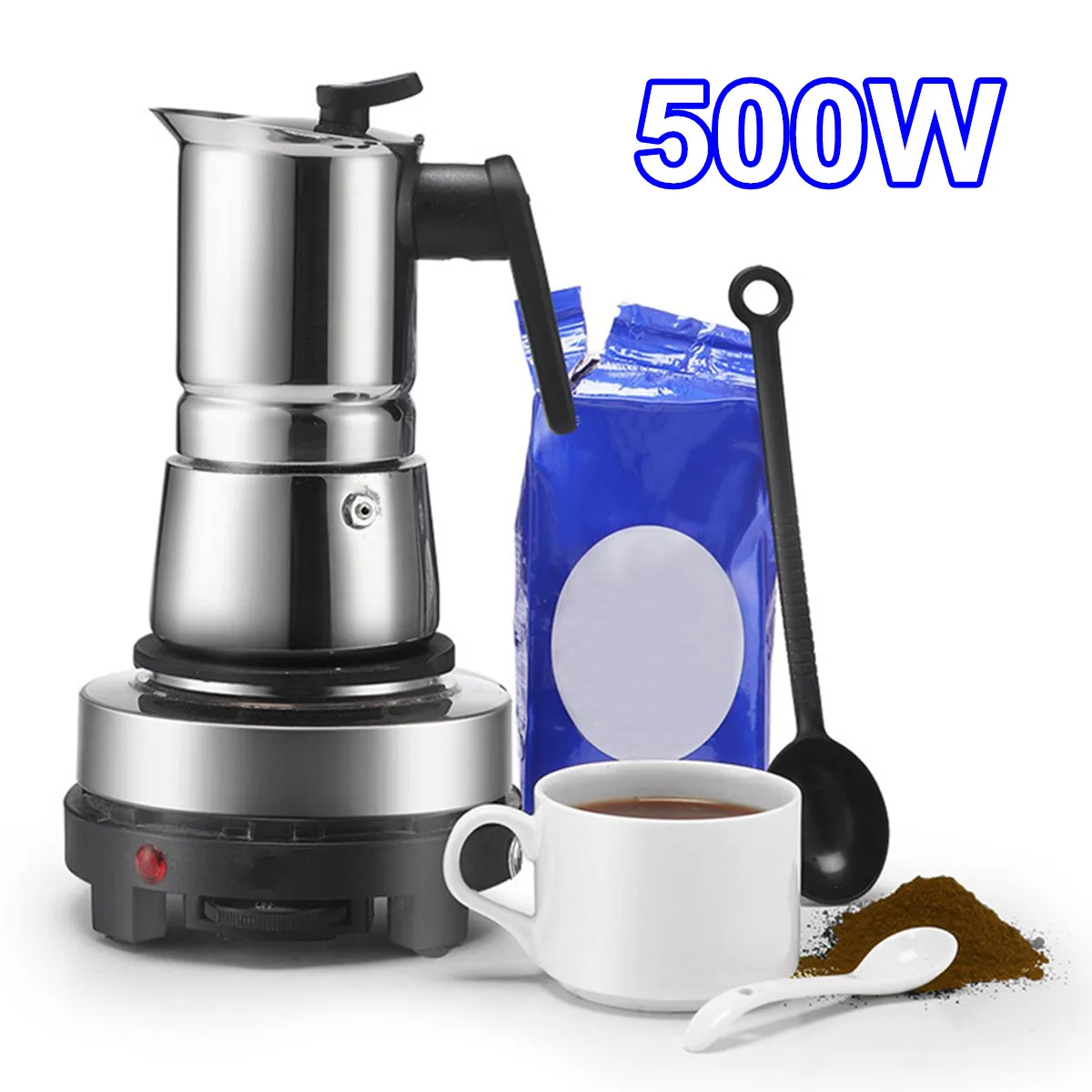 

500W Mini Electric Heater Stove Hot Cooker Plate Milk Water Coffee Heating Furnace Multifunctional Kitchen Appliance 220V