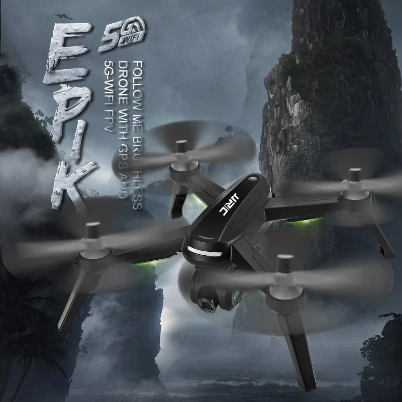 JJRC X5 Радиоуправляемый Дрон с 2K HD камерой 5G Wi-Fi FPV GPS позиционирование долгое время